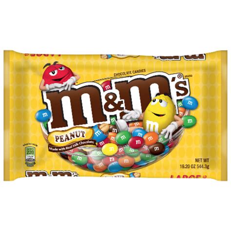 Mandms Peanut Chocolate Candy Bag 192 Oz Bag Ralphs