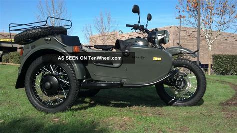 2012 Ural Gear Up Motorcycle With Sidecar In Forest Fog