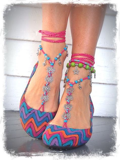 bohemian barefoot sandals bare foot sandals crochet sandals bohemian barefoot sandals