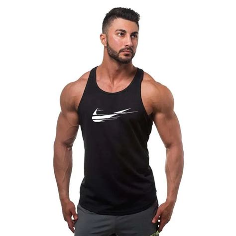 2018 New Golds Gyms Brand Singlet Canotte Bodybuilding Stringer Tank Top Men Fitness Muscle Guys
