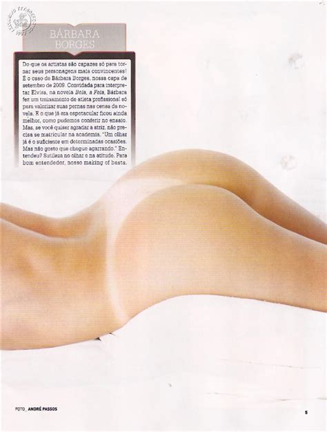 Nackte Bárbara Borges in Playboy Melhores Making Ofs Vol
