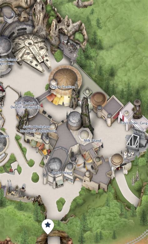 Disneyland Releases New Theme Park Guide Map For Star Wars Galaxys Edge