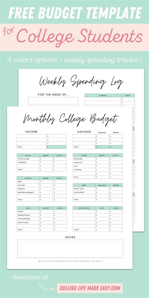 college life  easy student advice blog college budgeting