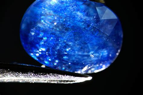 Cobalt Doped Glass Filled Sapphire Gem Treatment Crystals And Gemstones Gems Sapphire