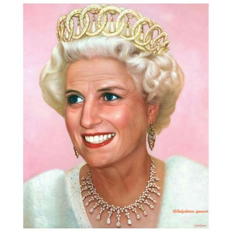 One Painter Did This Portrait Of Princess Diana S Oldage Look With A