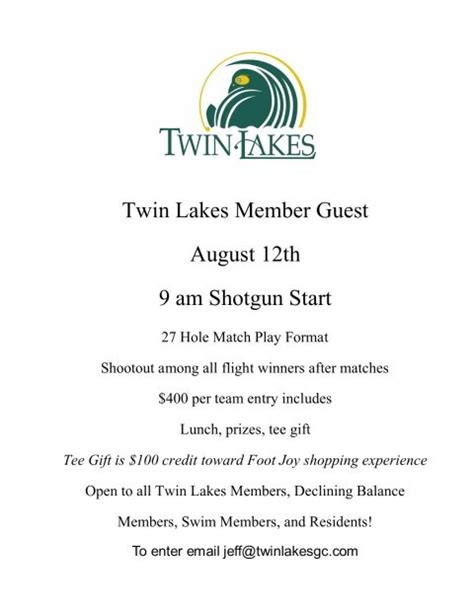 Twin Lakes Golf And Swim Oakland Mi