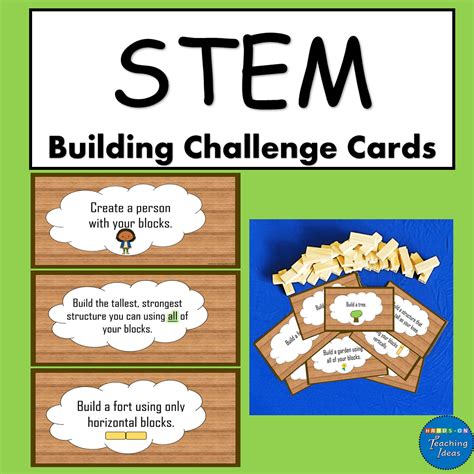 Stem And Steam Activities Building Block Challenges Hands On Teaching