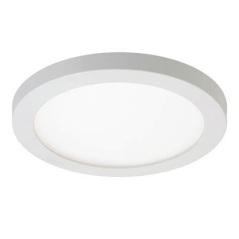 How to install a new led kitchen ceiling light | 4 foot flush mount. Halo SMD 4 in. 3000K Warm White Integrated LED Recessed ...
