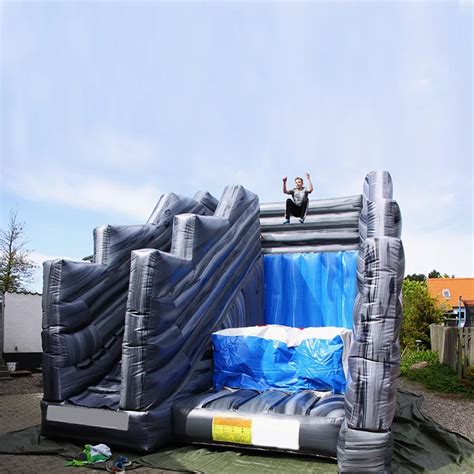 Zzpl Outdoor Inflatable Cliff Jump With Air Baginflatable Bungee Jump