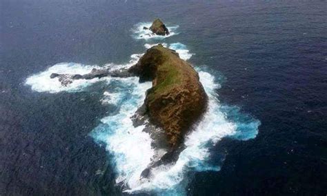 Strange With The Magnificent Elephant Shaped Island In The Vast Sea In Iceland