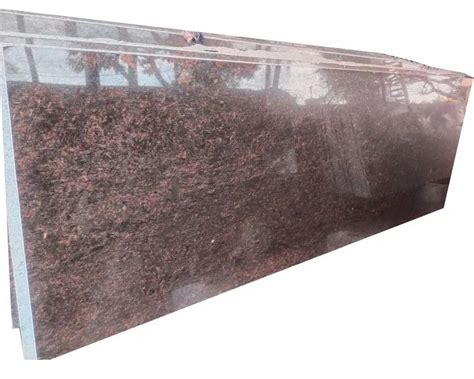 16 Mm Leather Brown Granite Slab For Flooring And Countertops At Rs 75