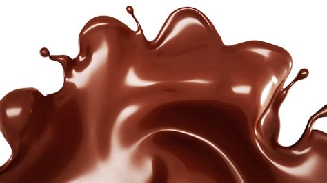Premium Photo A Splash Of Chocolate 3d Rendering