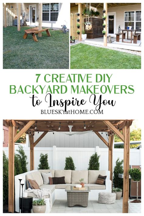 7 Creative Diy Backyard Makeovers To Inspire You Bluesky At Home