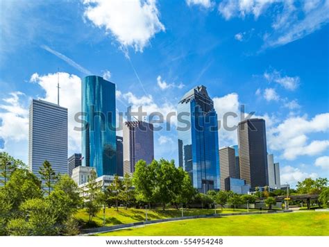 Skyline Houston Texas Daytime Stock Photo Edit Now 554954248