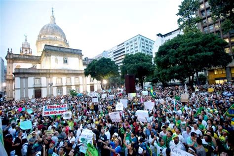 Protesters March In Brazil