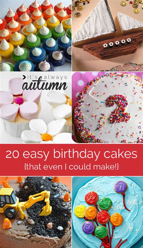 20 Of The Best Ideas For Easy Birthday Cake Decorating Ideas Home