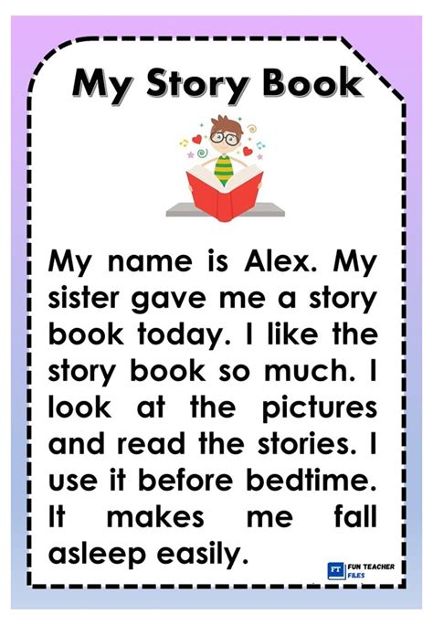 Short Stories For Kids Fun Teacher Files