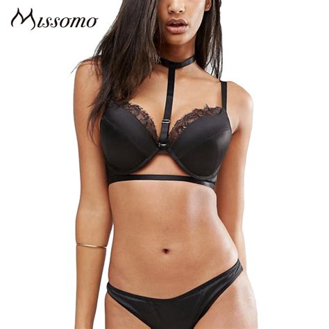 buy missomo 2017 new fashion women black sexy push up lace wire support