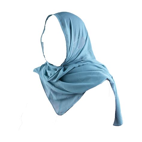 Blue Clothing Muslim Headscarf Blue Muslim Headscarf Cloth Png Transparent Image And Clipart