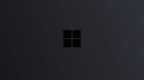 3440x768 Windows 10 Logo Minimal Dark 3440x768 Resolution Wallpaper Hd