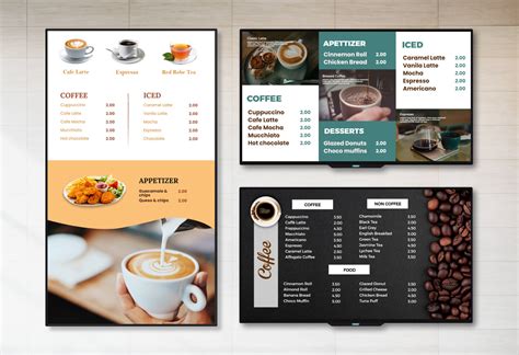 Coffee Shop Digital Signage Café Menu Boards To Boost Your Sale