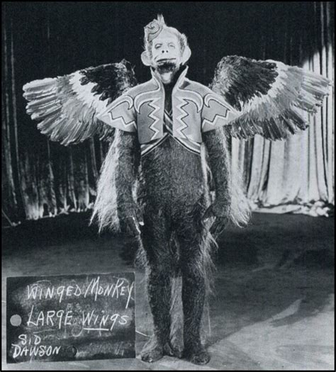Winged Monkey Costume Test For The Wizard Of Oz 1939 Flying Monkey
