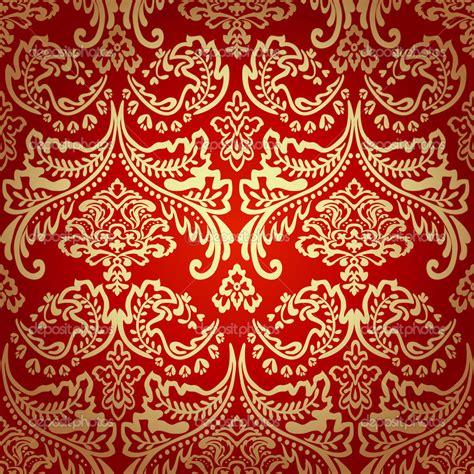 41 Red And Gold Wallpaper Border Wallpapersafari