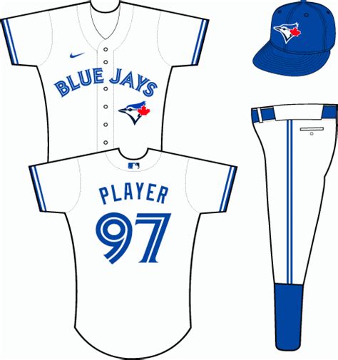 A graphic chronicle of the uniforms worn by the toronto blue jays throughout multiple major league baseball seasons, beginning with the 2012 mlb season. Toronto Blue Jays Home Uniform - American League (AL ...