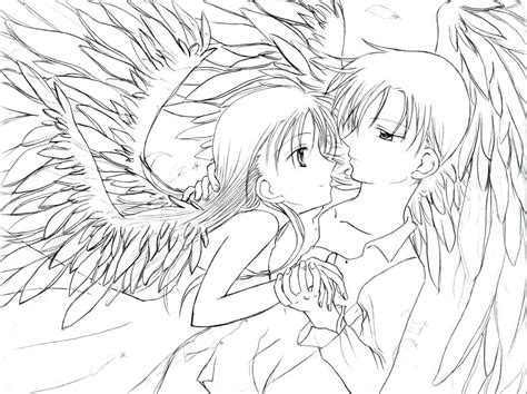 Coloring Pages Of Anime Couples At Getdrawings Free Download