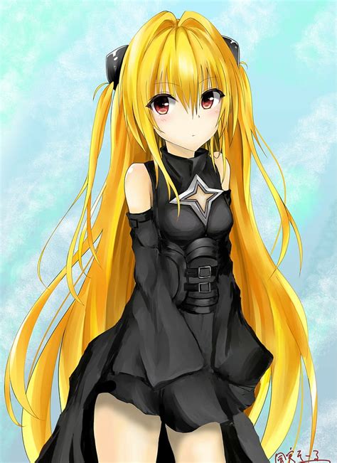 Wallpaper Illustration Long Hair Anime Girls Yellow E