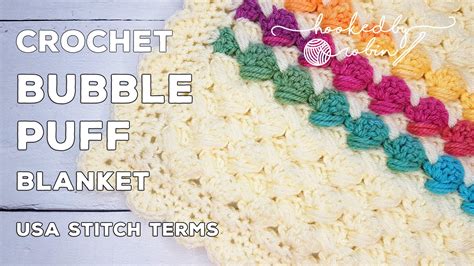 How To Crochet The Bubble Puff Blanket Free Pattern And Video