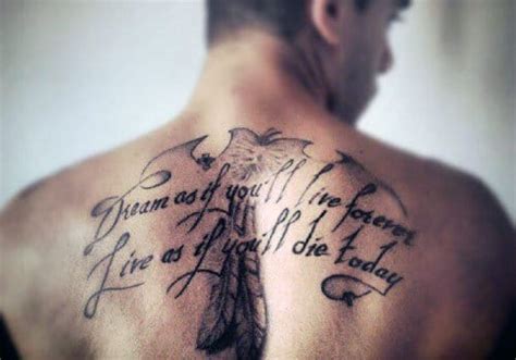40 Best Quote Tattoos For Guys In 2020 Cool And Unique Designs