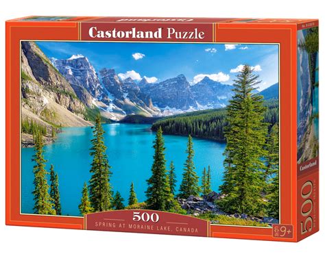 Spring At Moraine Lake Canada 500 Teile Castorland Puzzle Online