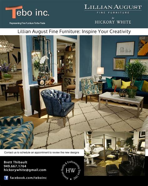 Tebo Inc ~ Lillian August Fine Furniture ~ Inspire Your Creativity