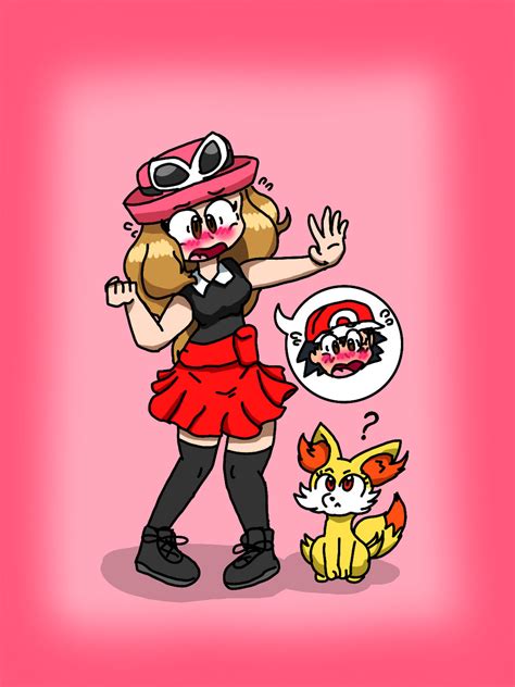 Serenaash Body Swap Pokemon Colored By Theonlineninja759 On Deviantart