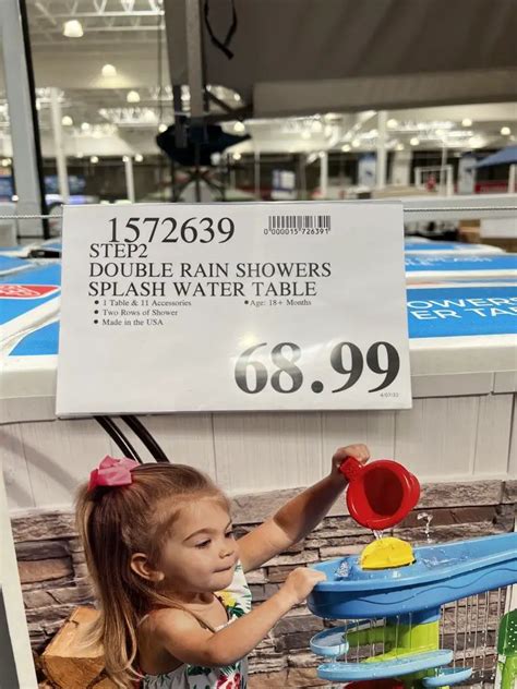 Costco Water Table Step 2 Double Rain Shower Splash Costco Fan