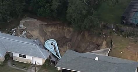 Massive Sinkhole In Fla Swallows Boat Pool And Parts Of Two Homes