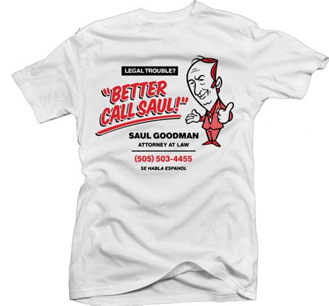 Better Call Saul Saul Goodman Attorney At Law Shirt On Storenvy