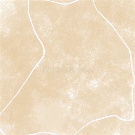 Abstracte Marmer Texture White Lines Op Beige Background Minimalist