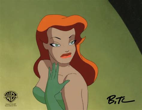 Batman Animated Series Original Prod Cel Poison Ivy Trial Signed Bruce Timm Picclick Uk