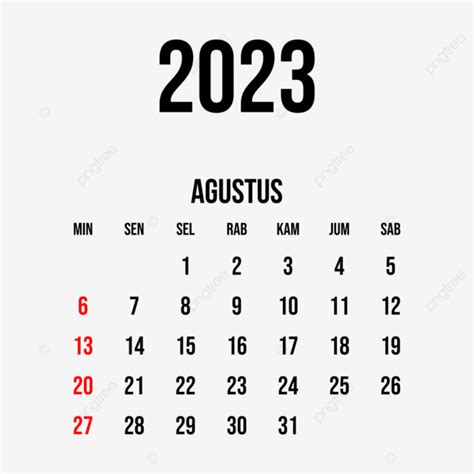Calendario Bulan Agustus 2023 Png Calendario Bulan Agustus 2023 Png