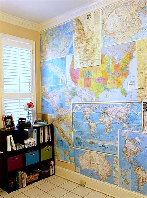 15 Diy Ideas For Decorating With Maps