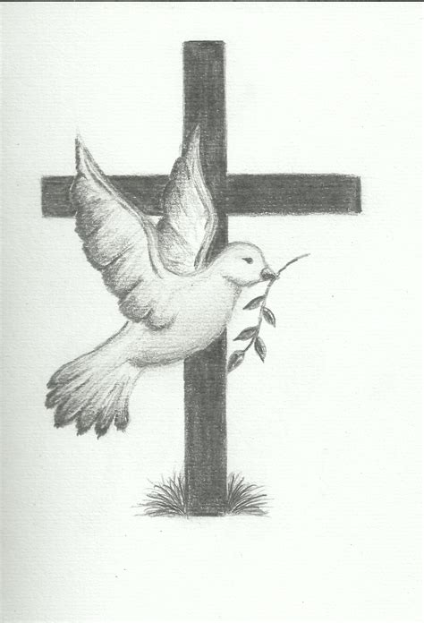 Faye Daily A Drawing Of Jesus On The Cross