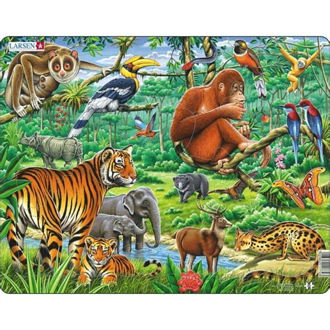 Jungle Animals 20 Piece Childrens Jigsaw Puzzle
