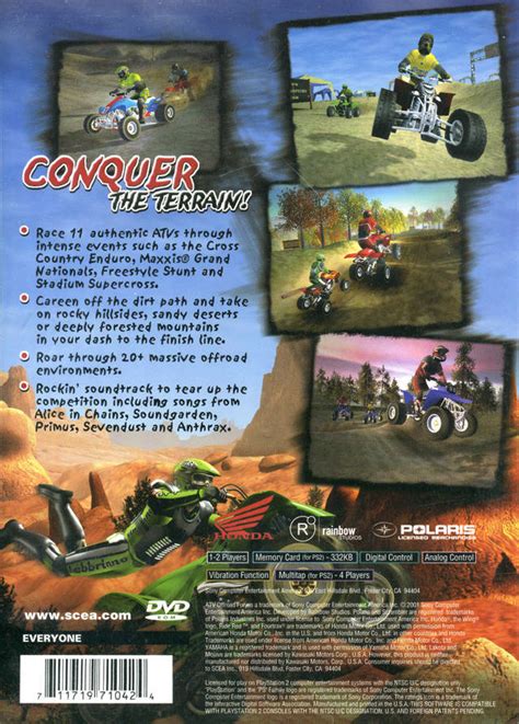 Atv Offroad Fury Sony Playstation Game