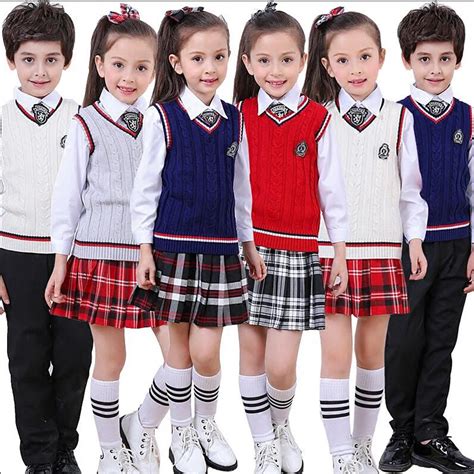 Children Japanese Korean School Uniforms For Girl Boys Navy Style Tops