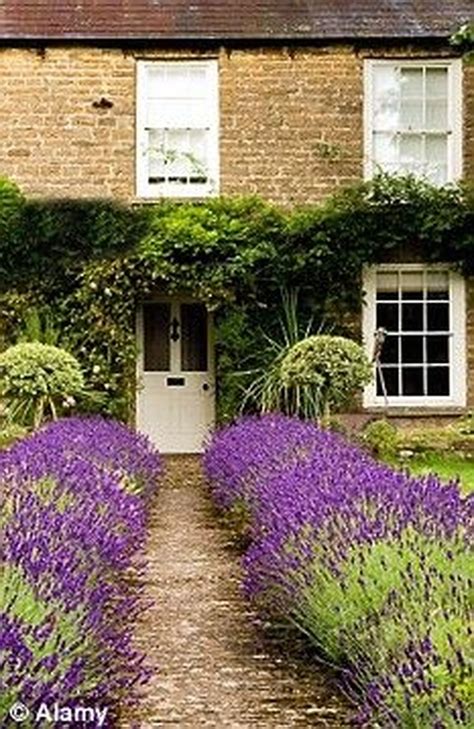 Modern Country Style Front Doors And Lavender Paths Yummy