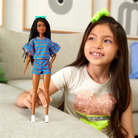 Barbie Fashionistas Doll 172 Orange Heart Print Outfit Smyths Toys