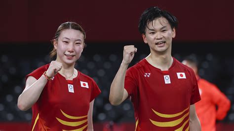 Olympics Badminton Japan Bags Mixed Doubles Bronze Chinas Streak Of