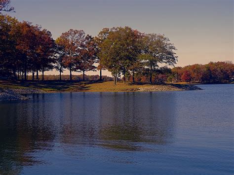Lake Sara In Autumn Photograph By Theresa Campbell Fine Art America